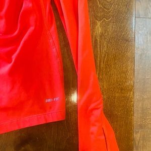 Red Nike Longsleeve Running Top